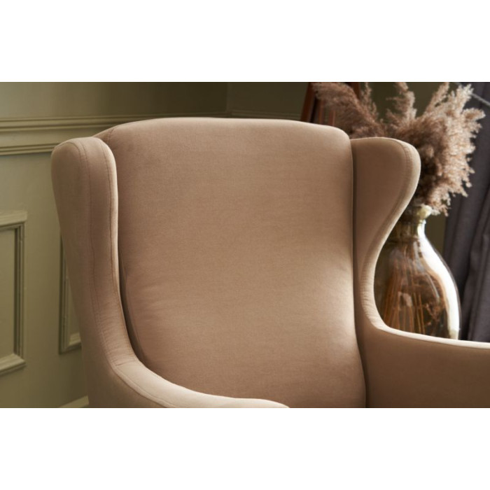LOLA BERJER Ohrensessel creme