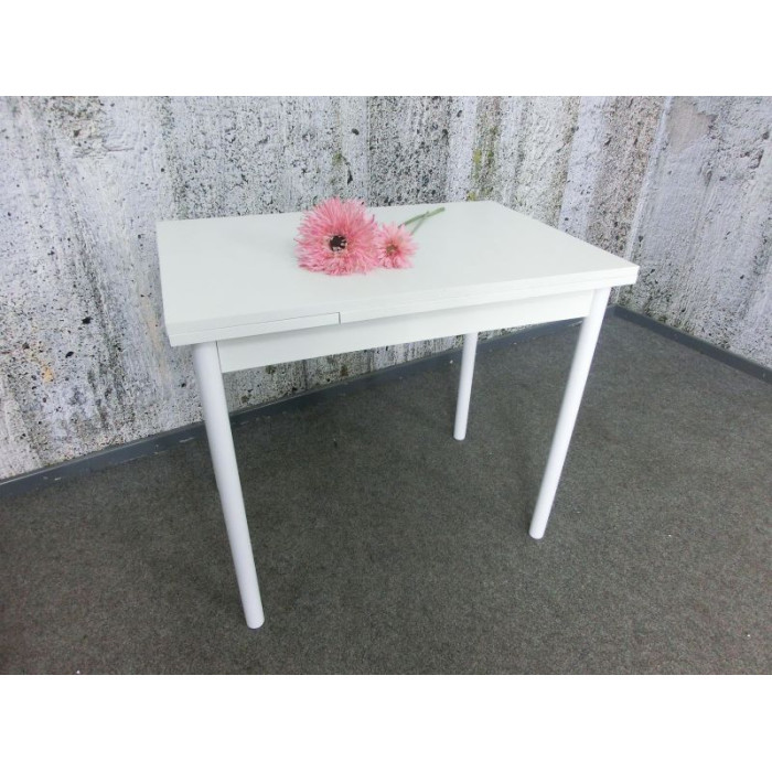 Esstisch klappbar Buche weiß 135 cm