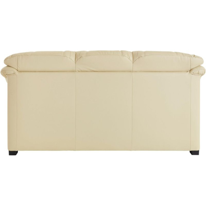 SAVONA Dreisitziges Ledersofa beige