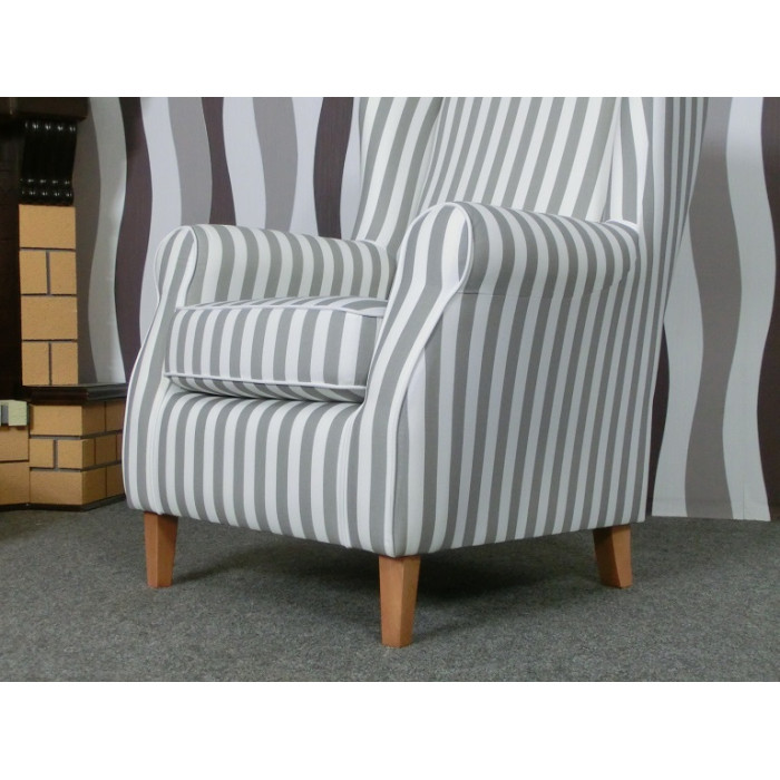 LORRIS gestreifter Sessel Max Winzer