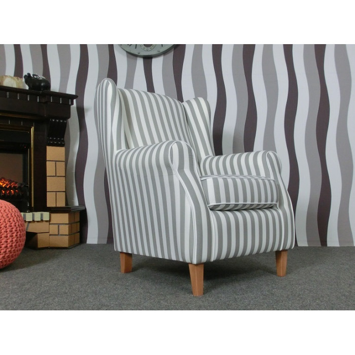 LORRIS gestreifter Sessel Max Winzer