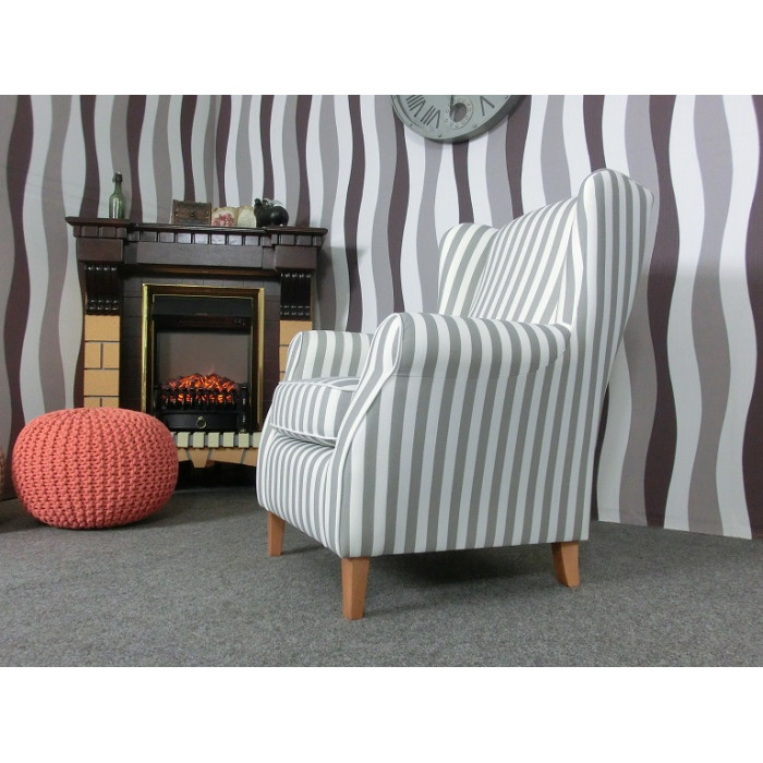 LORRIS gestreifter Sessel Max Winzer