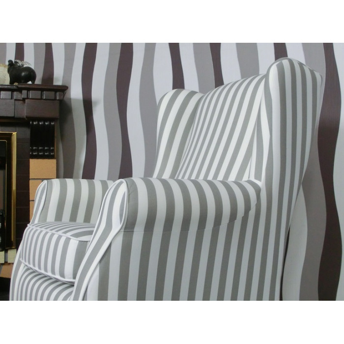 LORRIS gestreifter Sessel Max Winzer