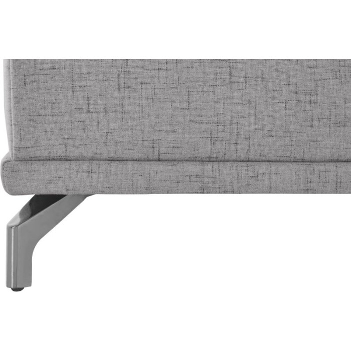 COSTELLO gepolsterter Hocker grau