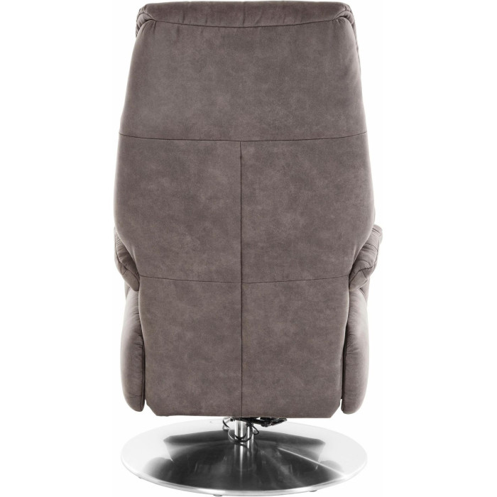 ENJOY elektrischer Relaxsessel mit 2 Motoren Mikrofaser cognac