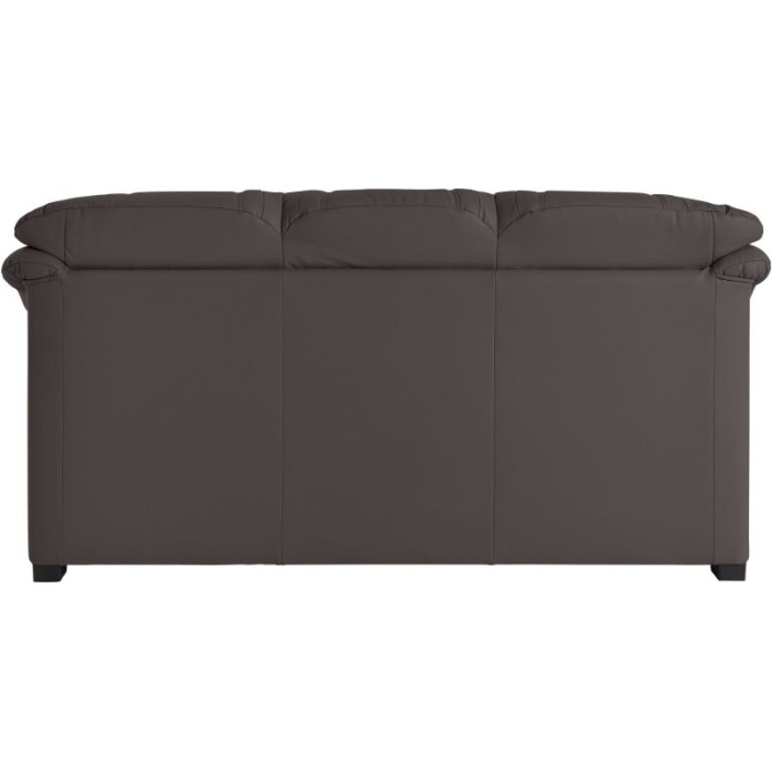SAVONA Dreisitzer-Sofa aus Leder, mokka