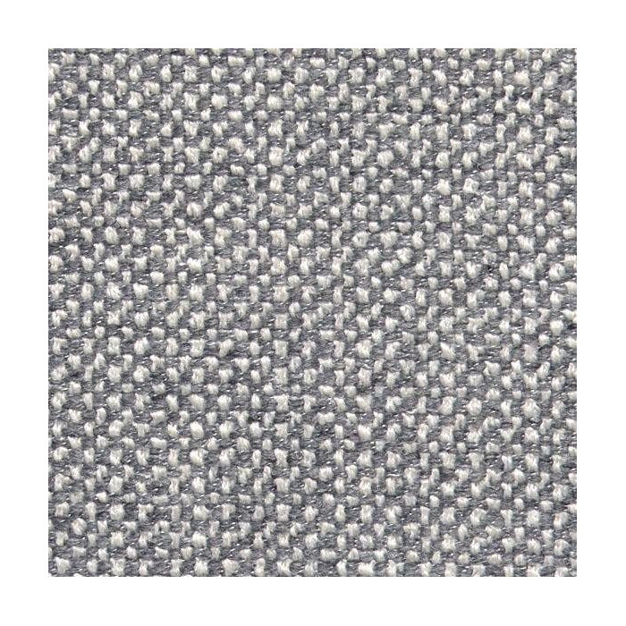 TEXEL gepolsterter Hocker Struktur Silber