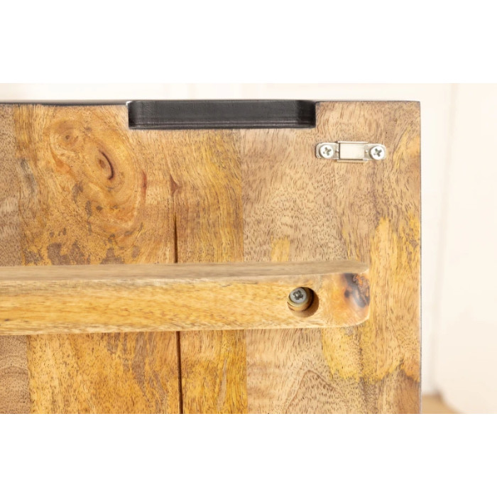 SNAKE schwarz Mangoholz Kommode 120 cm