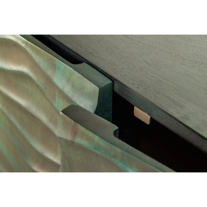 LAGOON Kommode aus Mangoholz 160 cm in türkis