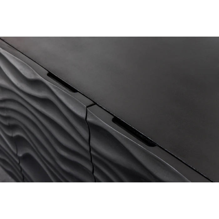 LAGOON Mangoholz Kommode 160 cm in schwarz