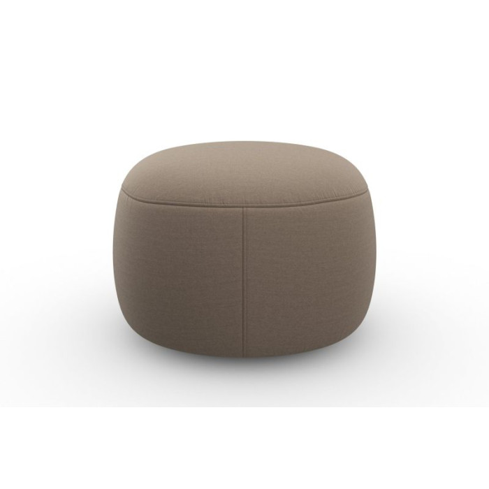 CADABRA gepolsterter runder Hocker taupe