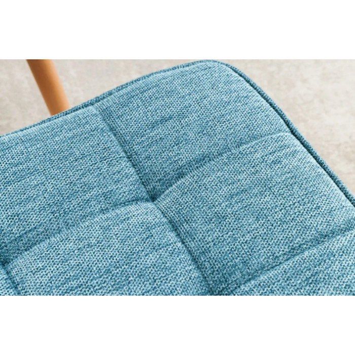 Stolička SCANDINAVIA 40 cm, texturovaná látka modrá