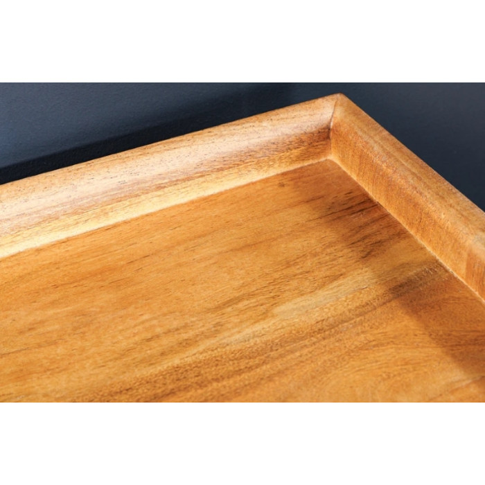 Tisch ALPINE 130 cm, Akazienholz mit Honig-Finish