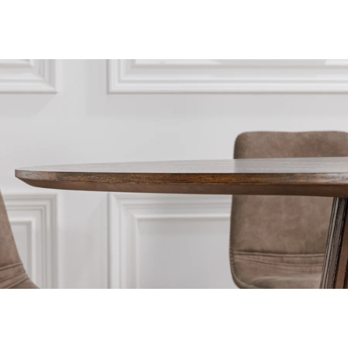 Esstisch VALHALLA WOOD 120 cm, rund, Eiche dunkel