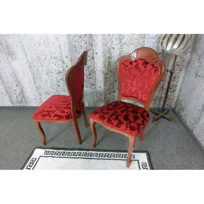 SEDIA CASTELLO Schlossstuhl rot - 2er-Set