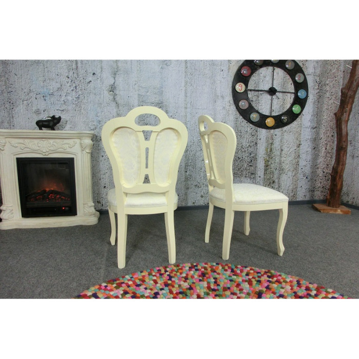 Wandteppich II. CREME Schlossstühle, 2er-Set