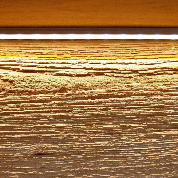 ERIDIA komoda divoký dub s LED osvětlením