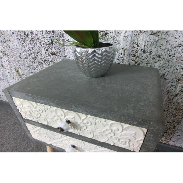 CEMENTO design-Kommode im Retro-Stil