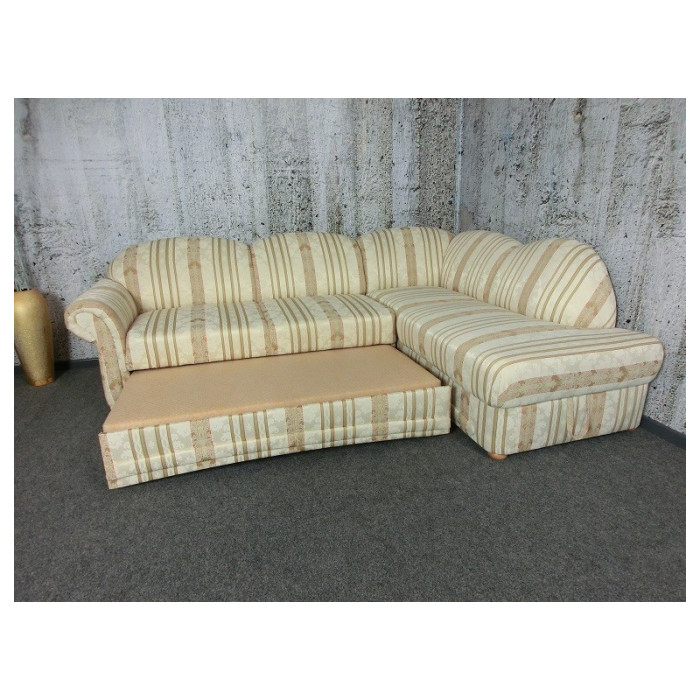 CHIARA Eckschlafsofa mit Stauraum rechts