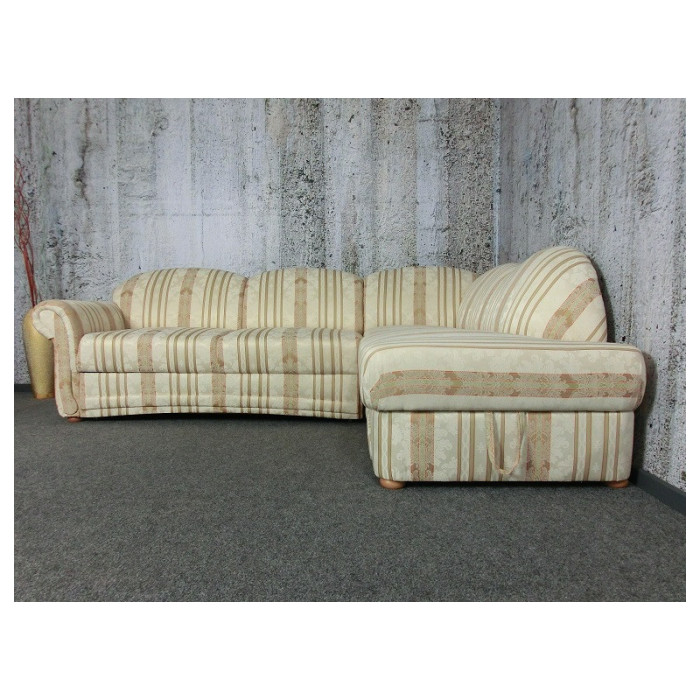 CHIARA Eckschlafsofa mit Stauraum rechts