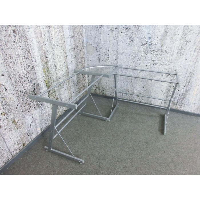 Eckschreibtisch Metallstruktur 130x50x73cm (ohne Tischplatte)
