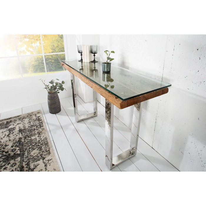 EUPHORIA BARRACUDA Konsolentisch massiv Teak 120x40x80cm