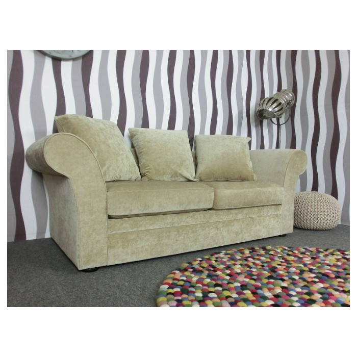 SOHO OLIVIA eleganter Dreisitzer beige