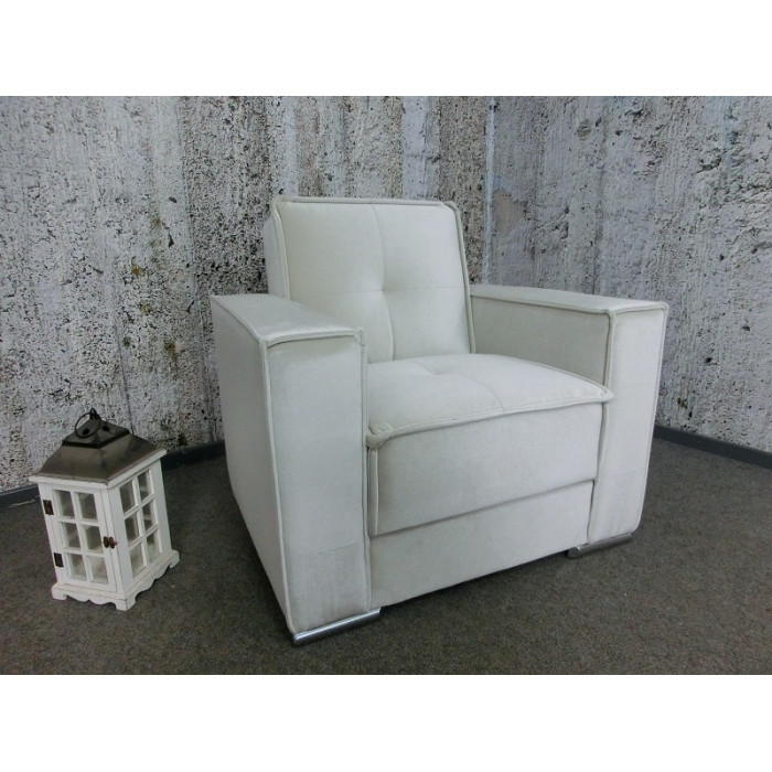 Gepolstertes Sofa Sessel beige