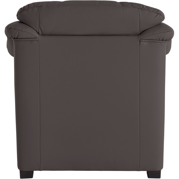 SAVONA Sessel aus Leder Mokka