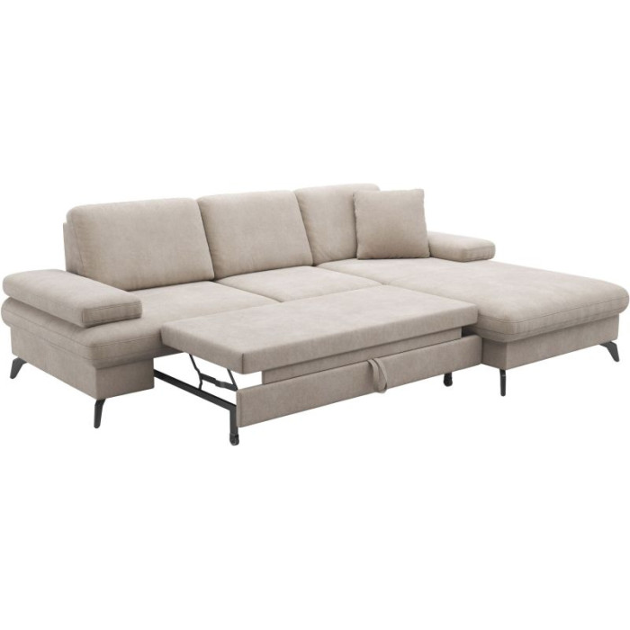 MORRIS Ecksofa-Set taupe - rechte Seite