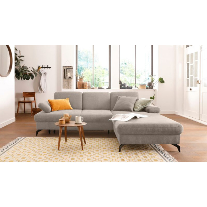MORRIS Ecksofa-Set taupe - rechte Seite