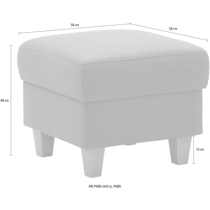 Palmera taburet šedý