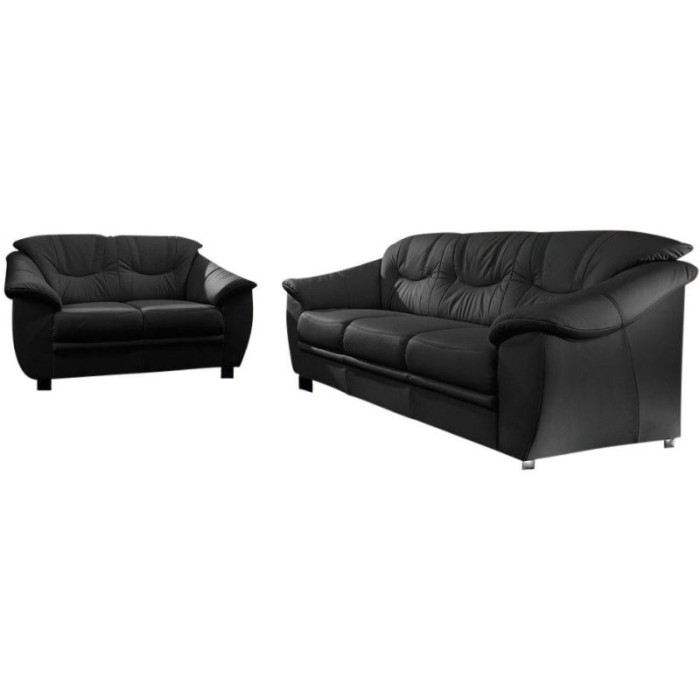 Savona Ledersofa-Set 3+2