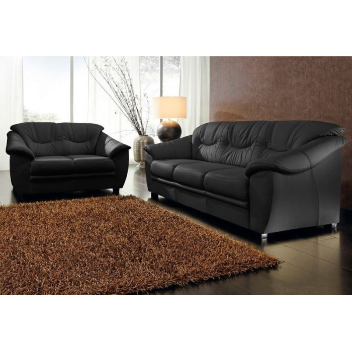 Savona Ledersofa-Set 3+2