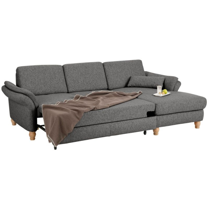 Palace Schlafsofa mit Stauraum grau