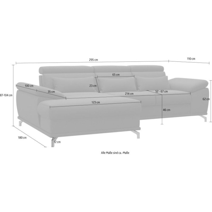 Schlafsofa Cabrio mit Stauraum savana