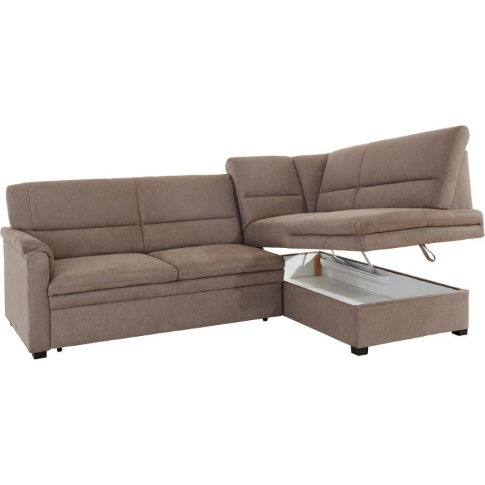 Pisa Schlafsofa mit Stauraum Stahl