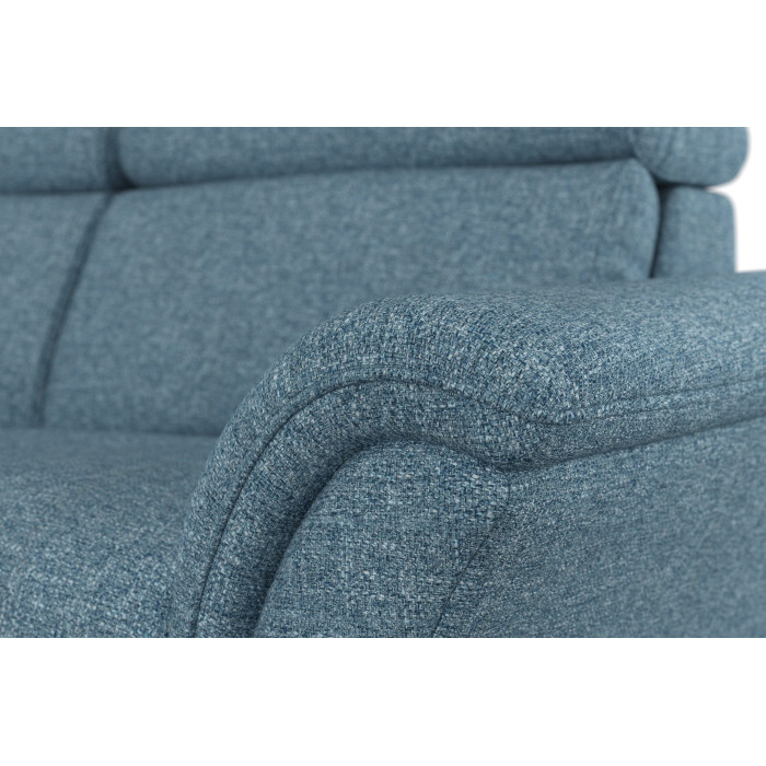 Lindgren Pohovka ve stylu rekamiéry ledově modrá