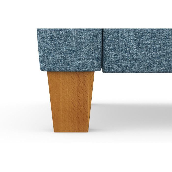 Lindgren Pohovka ve stylu rekamiéry ledově modrá