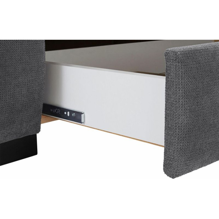 Montego rozkládací sedací souprava s úložným prostorem šedá