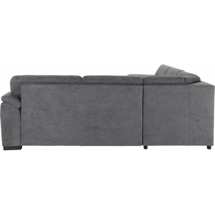 Montego rozkládací sedací souprava s úložným prostorem šedá