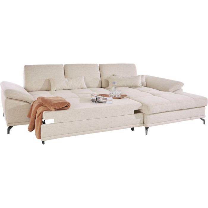 Costello Rozkládací sedací souprava s úložným prostorem natur