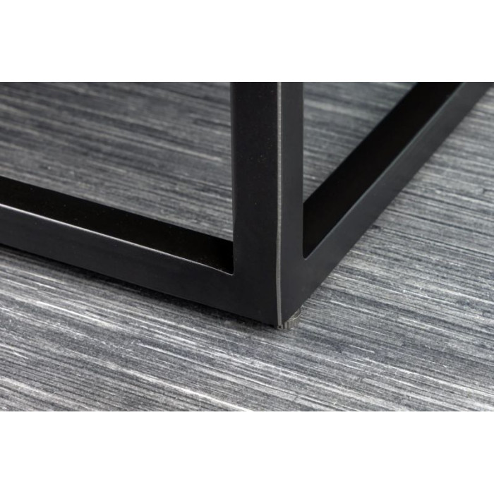 ZEN CIRCLE vysoká komoda 120 cm mangové dřevo černohnědá