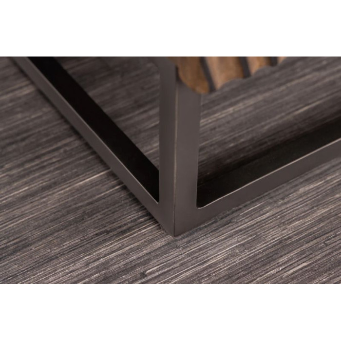 ZEN CIRCLE komoda 180cm mangové dřevo černohnědá