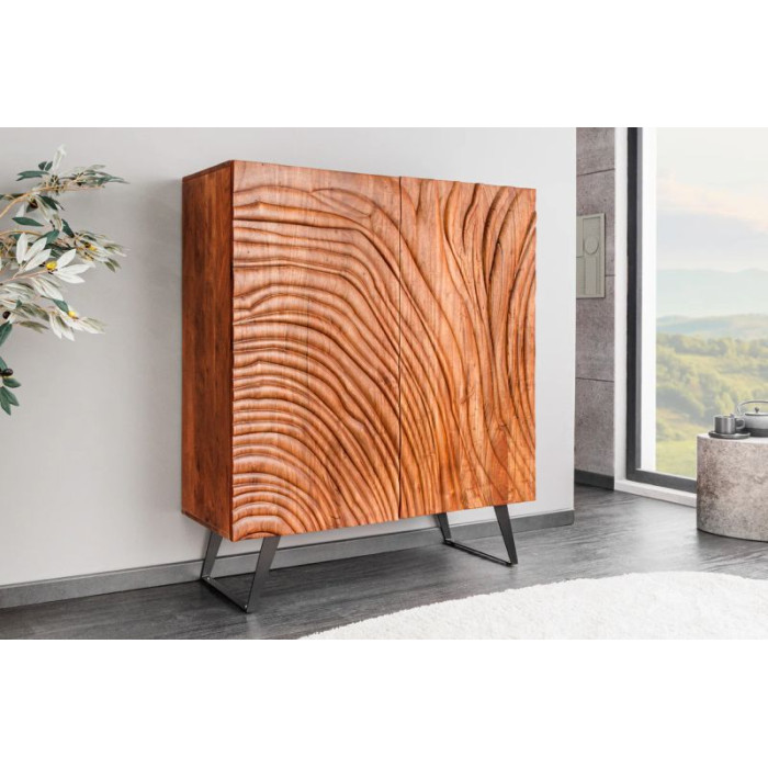 FLUID komoda 120 cm akácie ořech hnědá