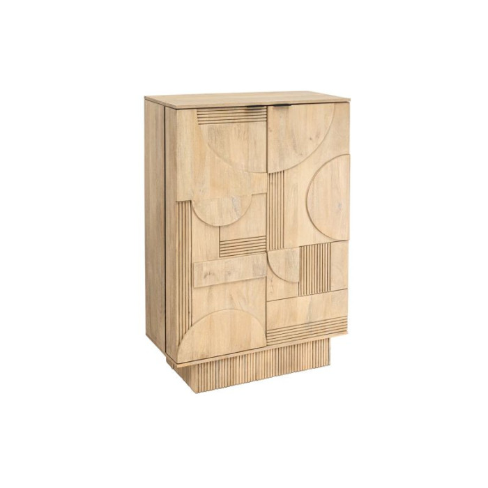 ART DECO Barová skříňka  140cm mangové dřevo bílená