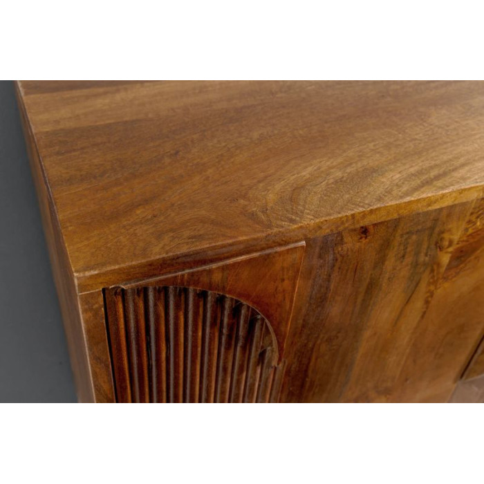 ART DECO komoda 170cm mangové dřevo hnědá