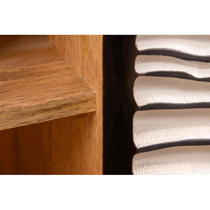 ZEN CIRCLE komoda 120cm černá bílá