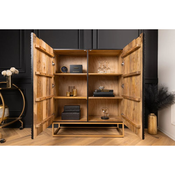 ZEN CIRCLE komoda 120cm černá bílá