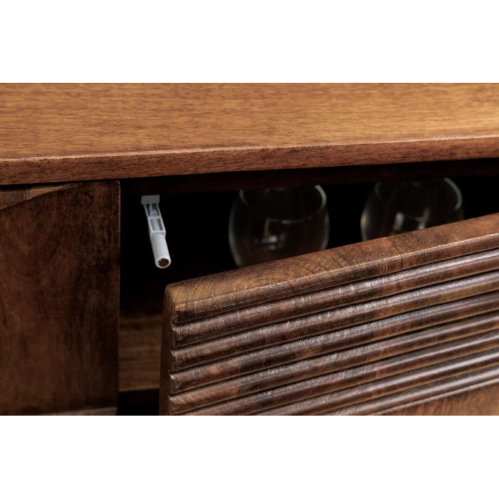 ART DECO TV stolek 200cm mangové dřevo hnědá